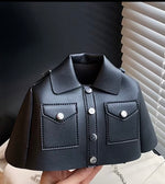 Tüyöbi Black Jacket-Shaped Crossbody